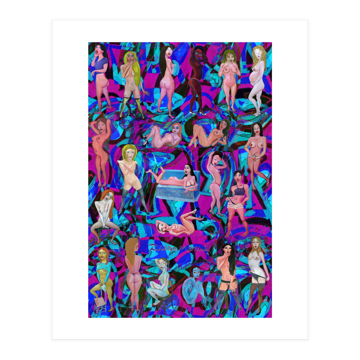 Chicas 3d 8 (Print Only)