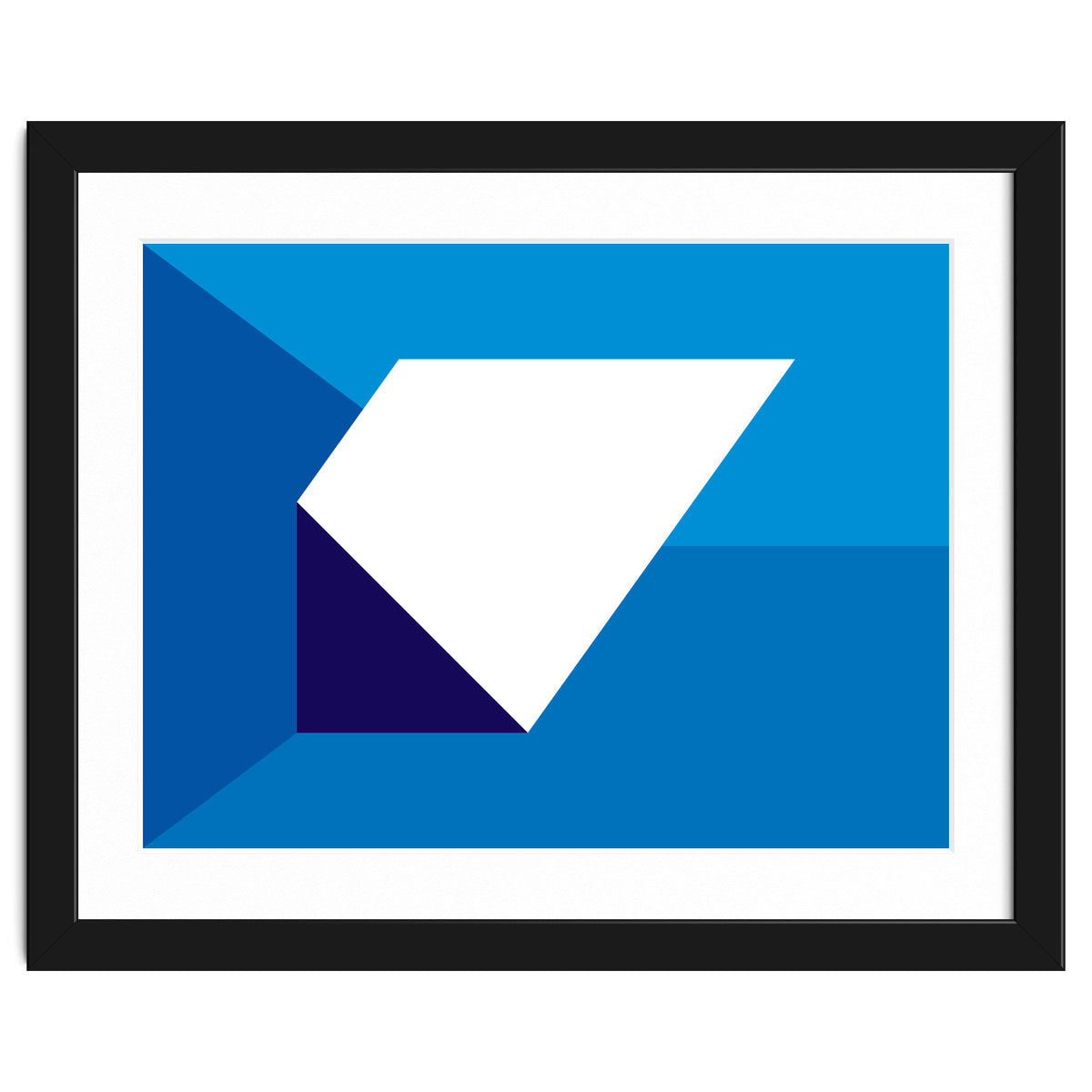 Geometric Shapes No. 32 -  blues