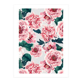 Pattern pink vintage peonies (Print Only) thumbnail