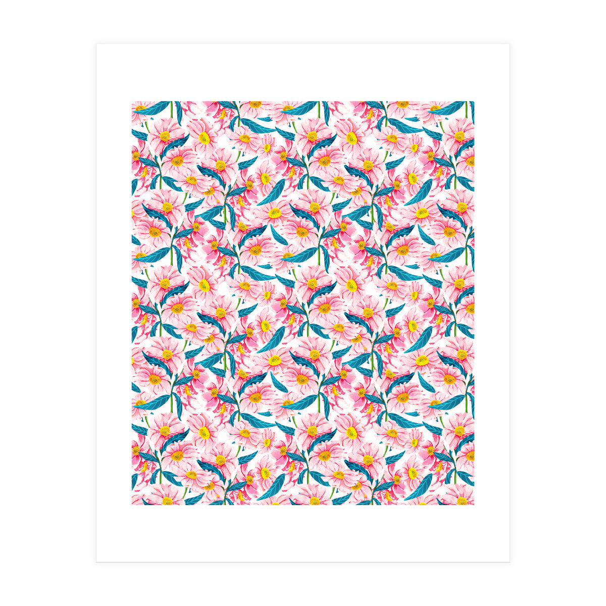 Pink Floral V2 (Print Only)