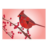 Northern Cardinal Bird Low Poly Art  (Print Only) thumbnail