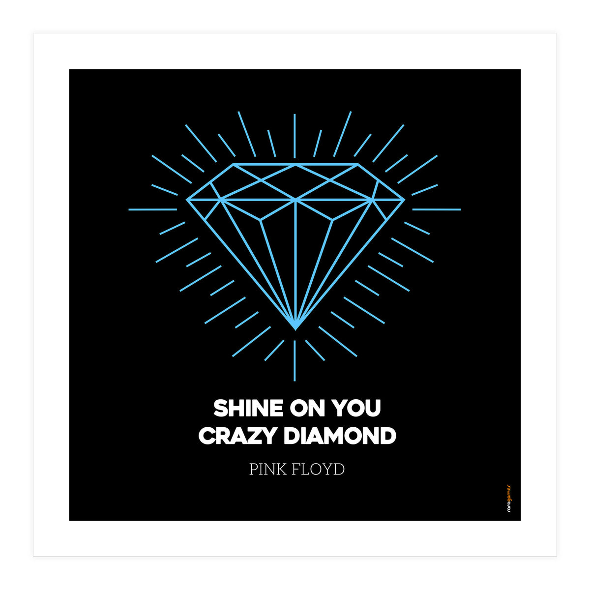 Pink Floyd Shine On You Crazy Diamond (Print Only)