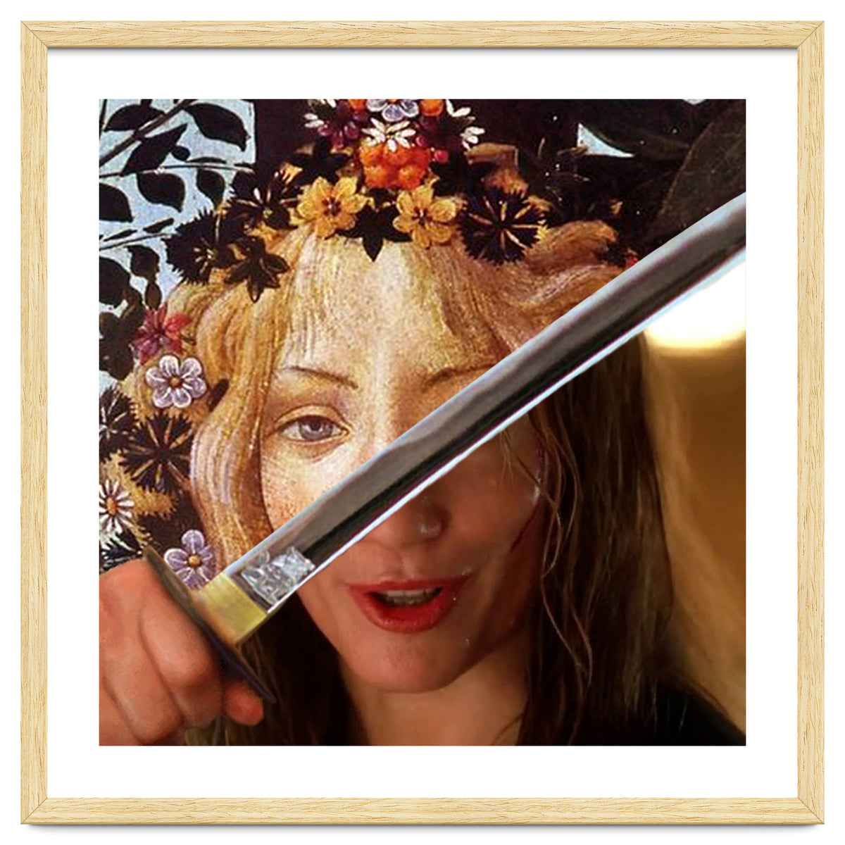 Botticelli's Flora & Black Mamba In Kill Bill