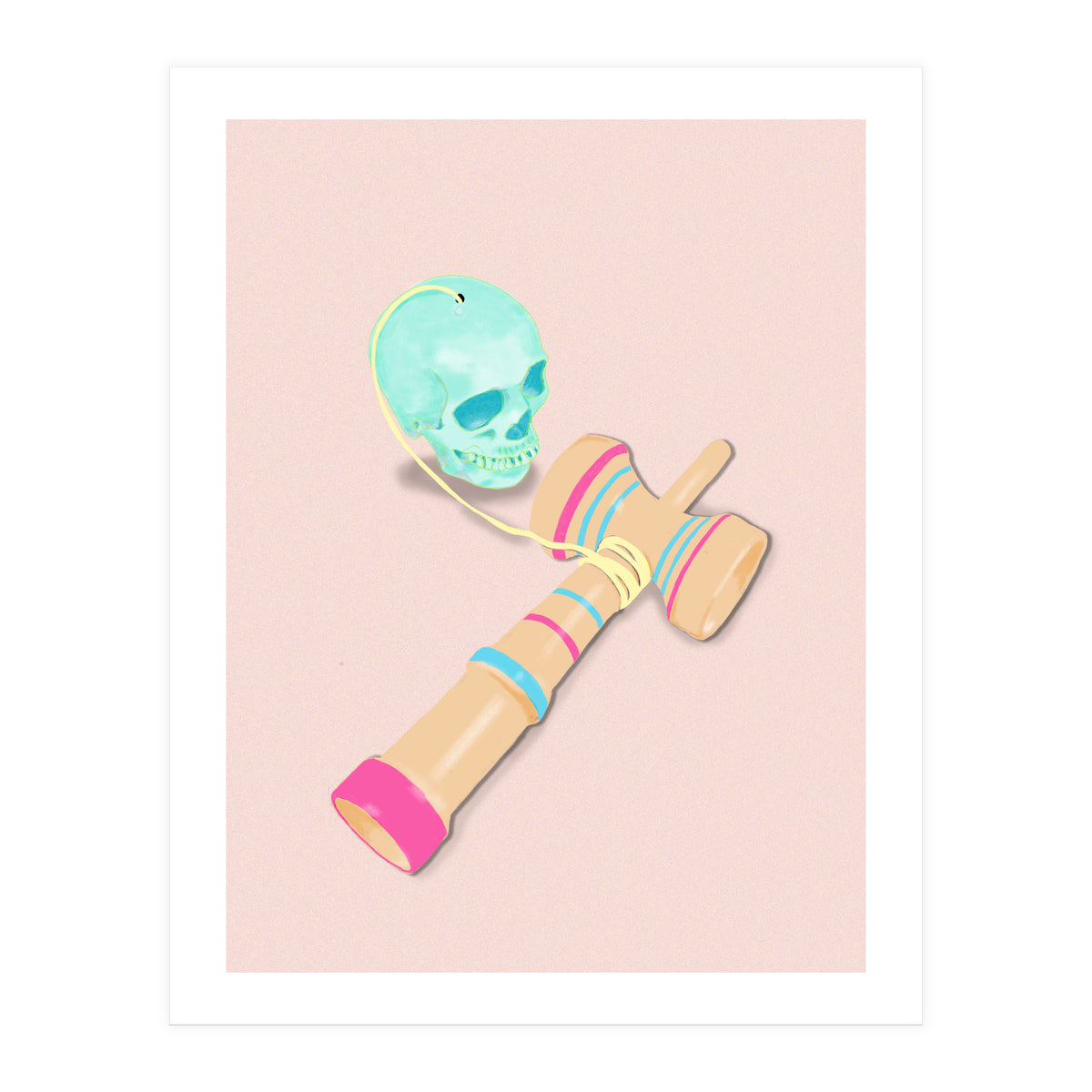 Skull kendama  (Print Only)