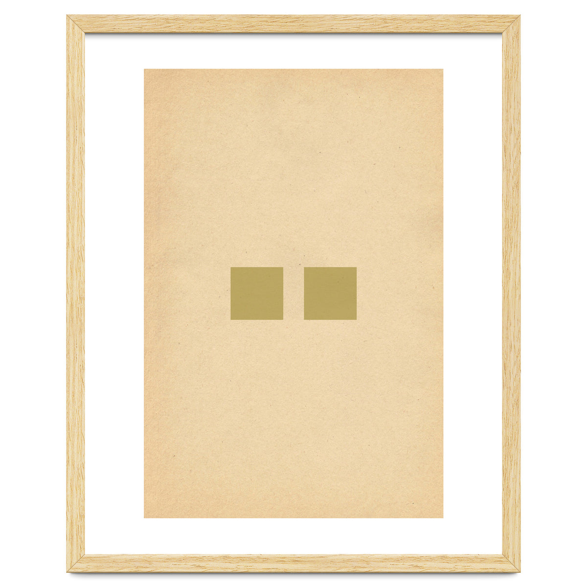 Minimalist green squares