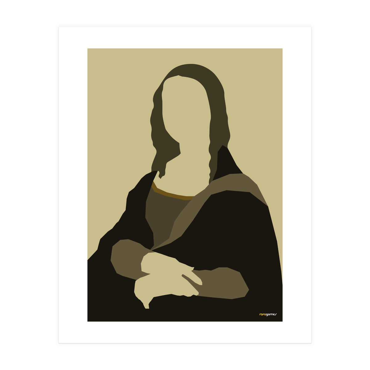 Monalisa Minimalist (Print Only)
