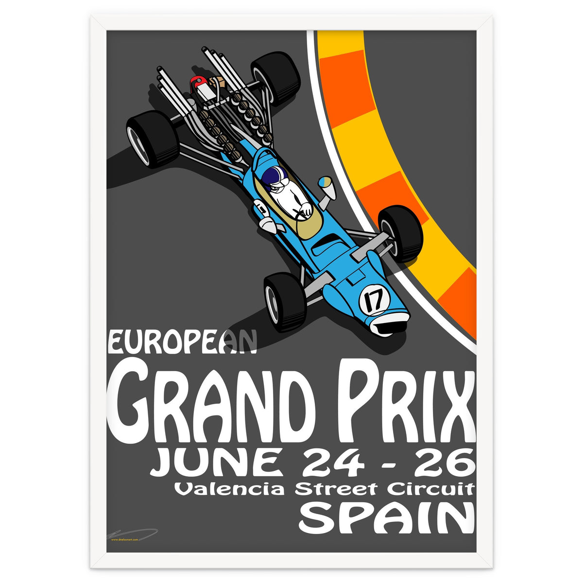 European Grand Prix poster