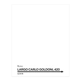 LARGO CARLO GOLDONI (Print Only) thumbnail