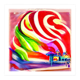 Santa Monica Pier swirly Candy AI Art (Print Only) thumbnail