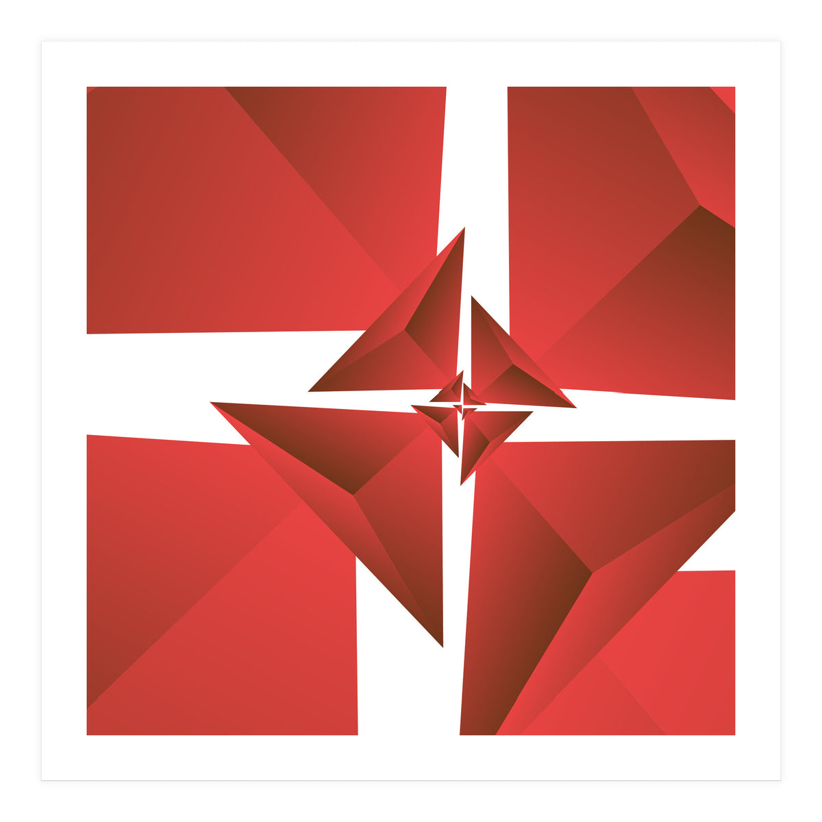 Trendy Triangle Pattern (Print Only)