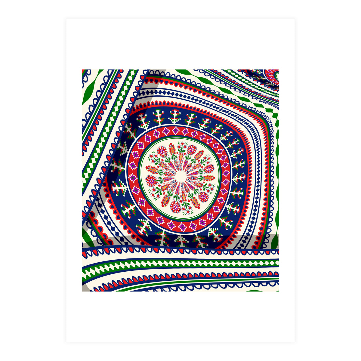 Romanian embroidery background 23 (Print Only)