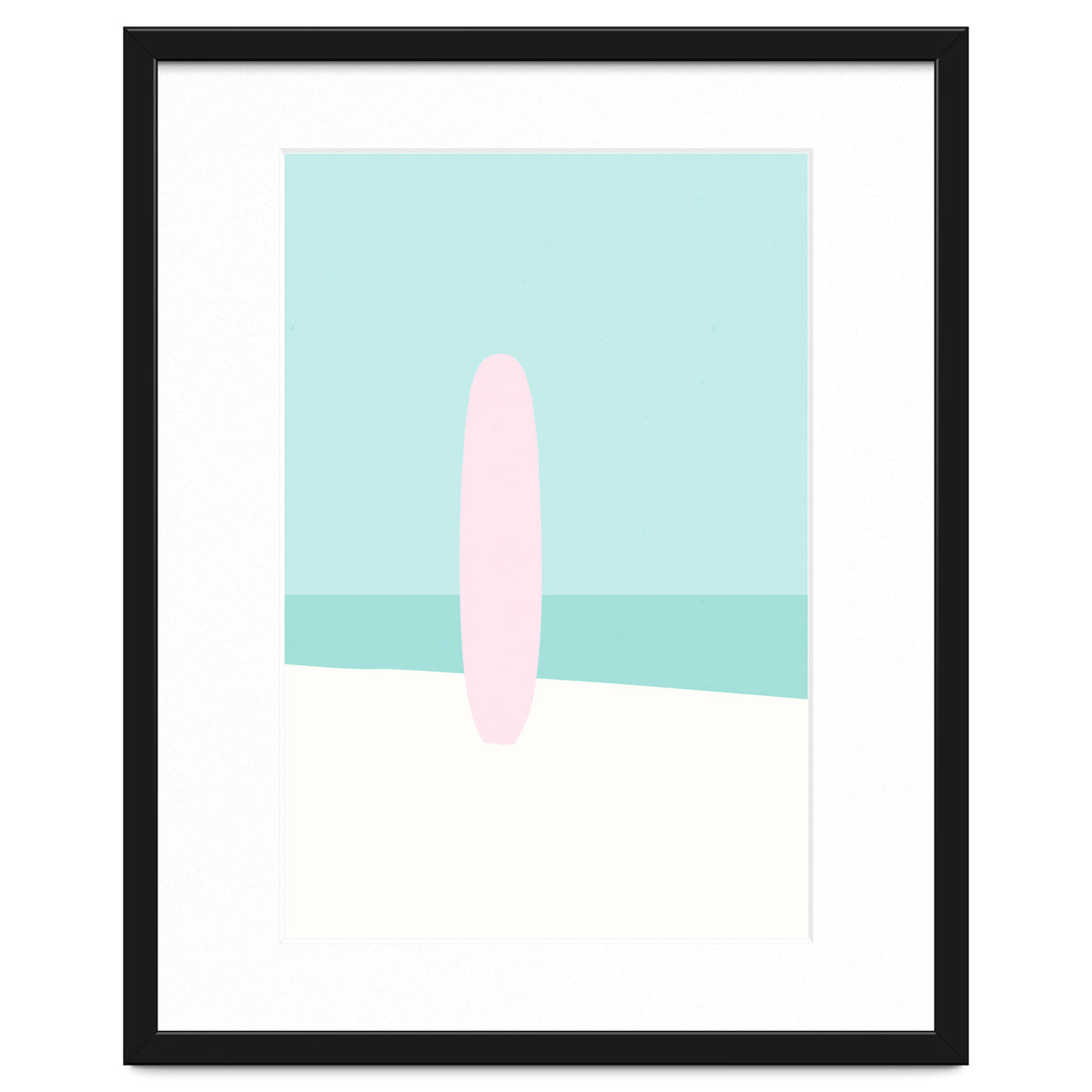 Minimal Surfboard - Turquoise Coast