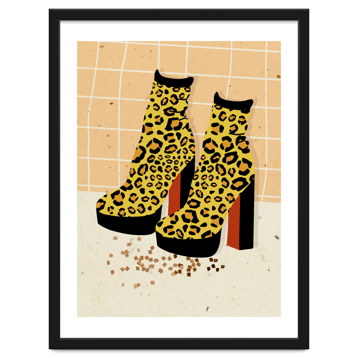 Leopard Disco Platforms