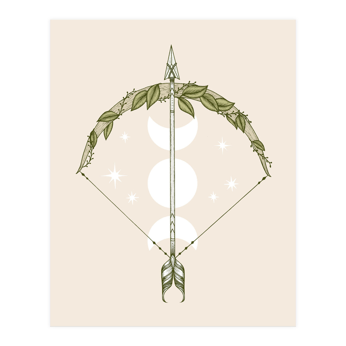 Bow And Arrow (Print Only)