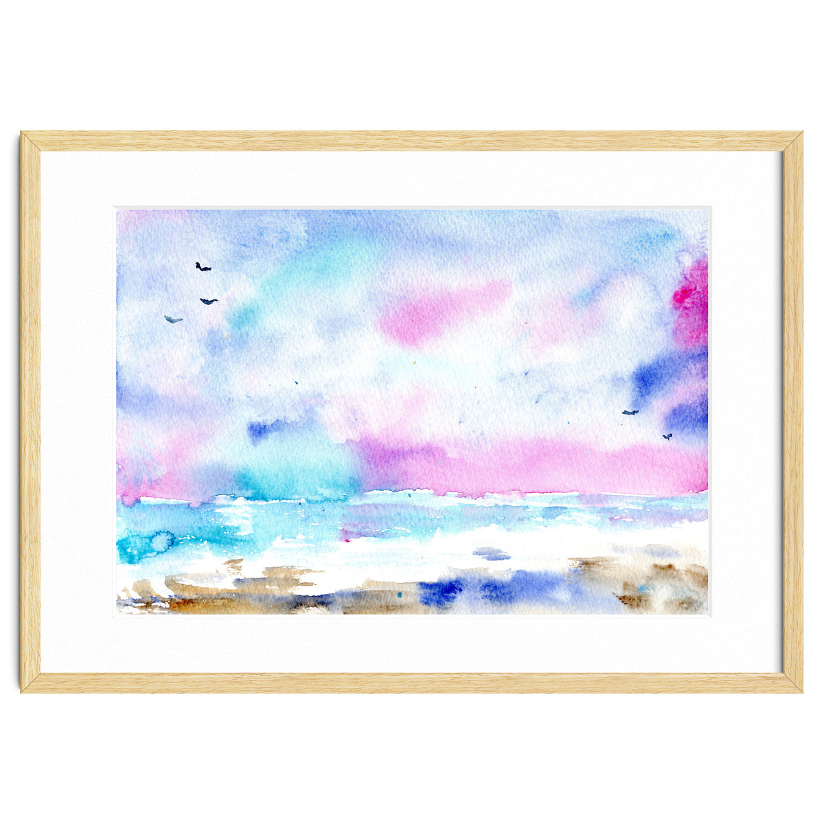 Tenderness of the sea || watercolor