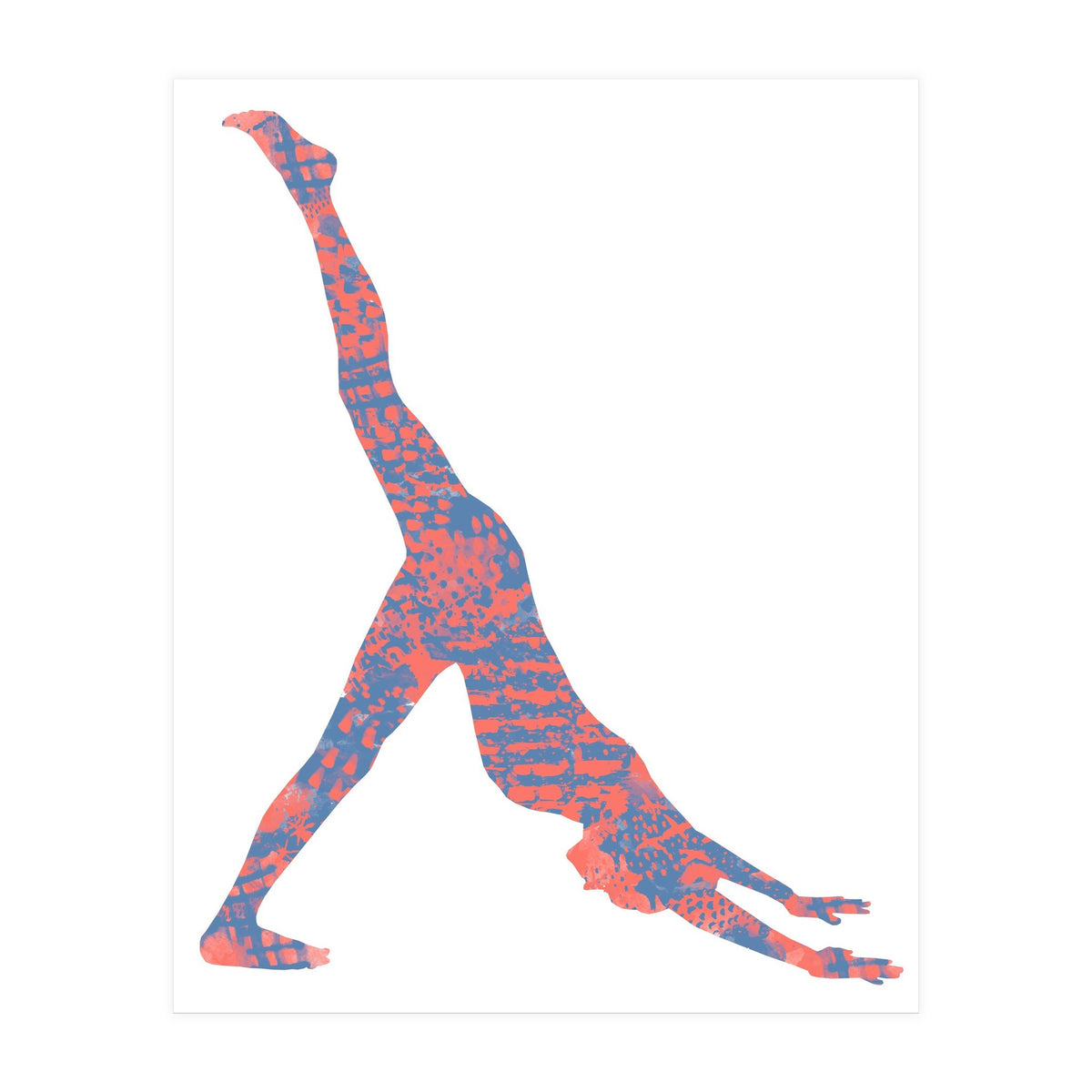 Three Legged Downward Dog (Print Only)