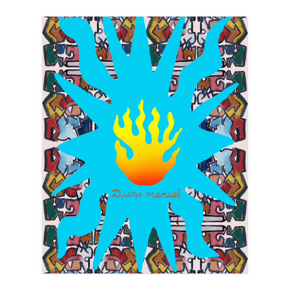 Fuego Y Graffiti 51 (Print Only)