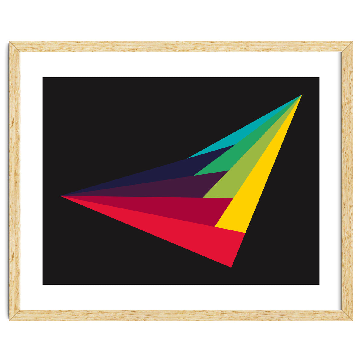 Geometric Shapes No. 40 - rainbow