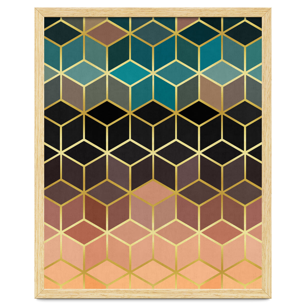 Colorful and golden pattern III