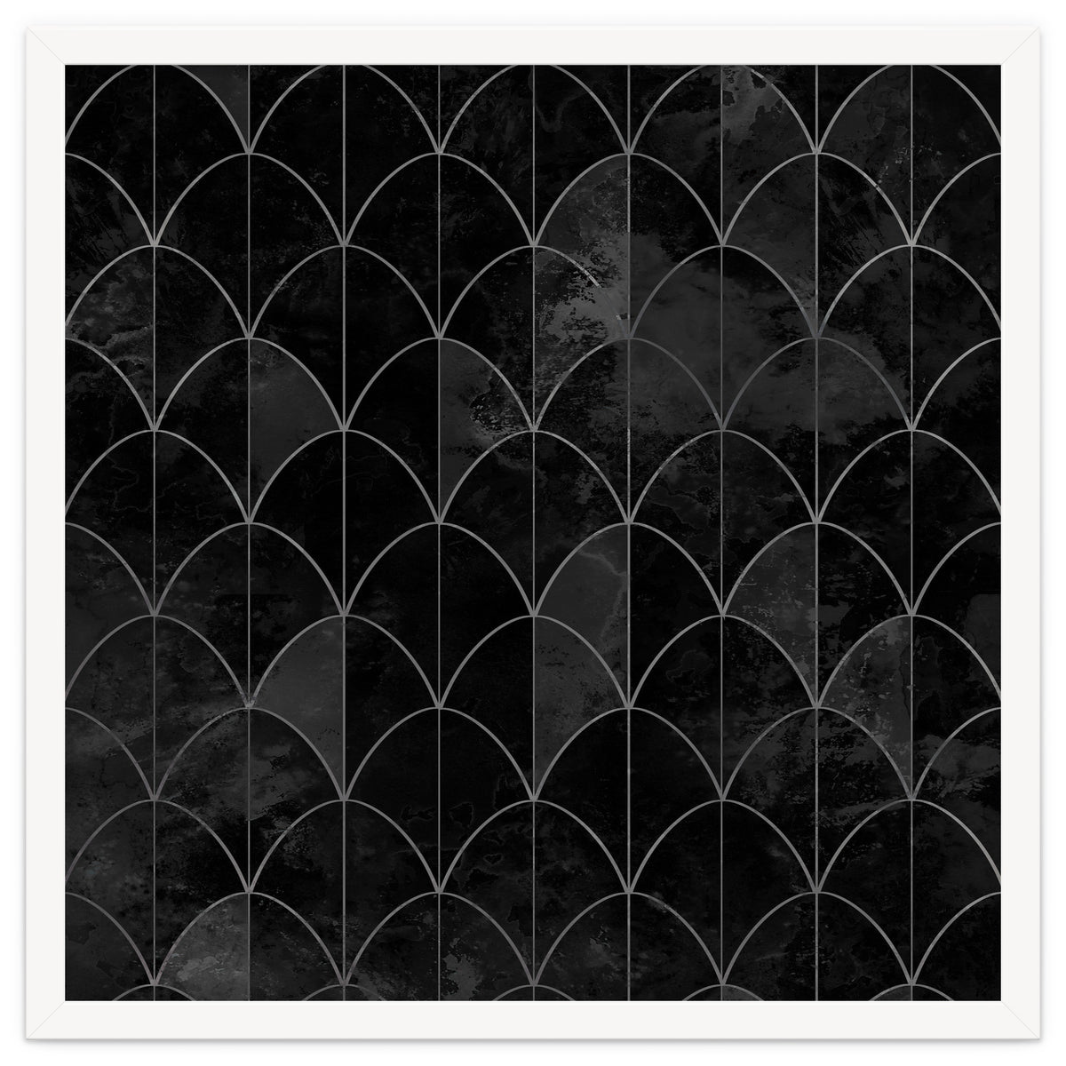 Mermaid scales. Black and white