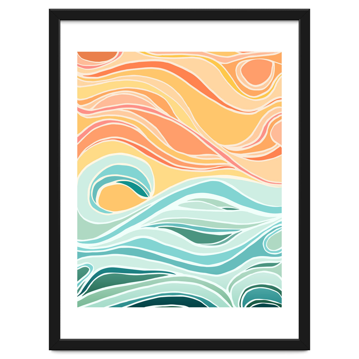 Sky And Sea Abstract