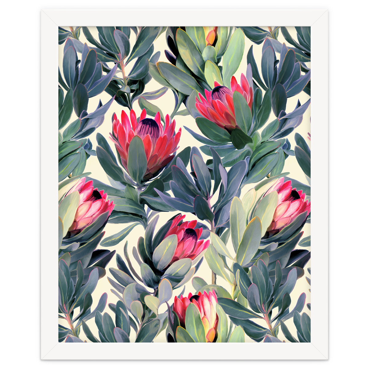 Painted Protea Pattern