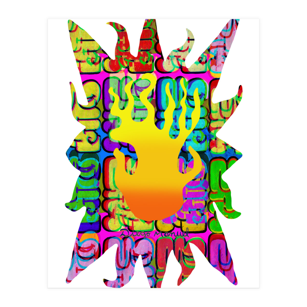 Fuego 5 Copia (Print Only)