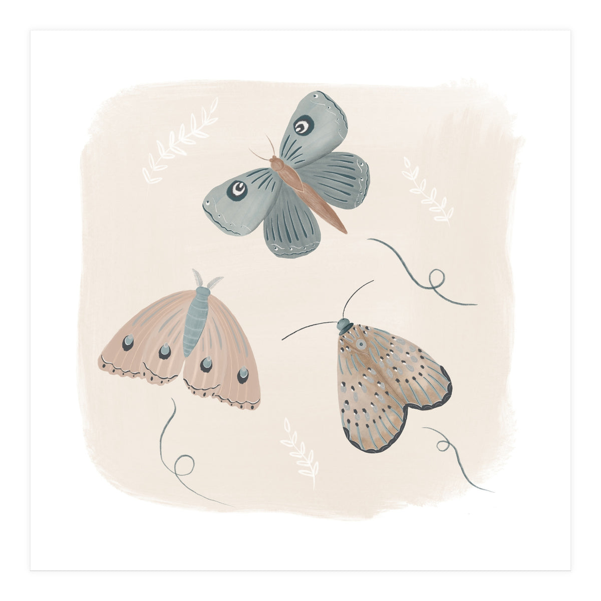 Moths in the moonlight  (Print Only)