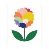 happy colorful flower (Print Only) thumbnail