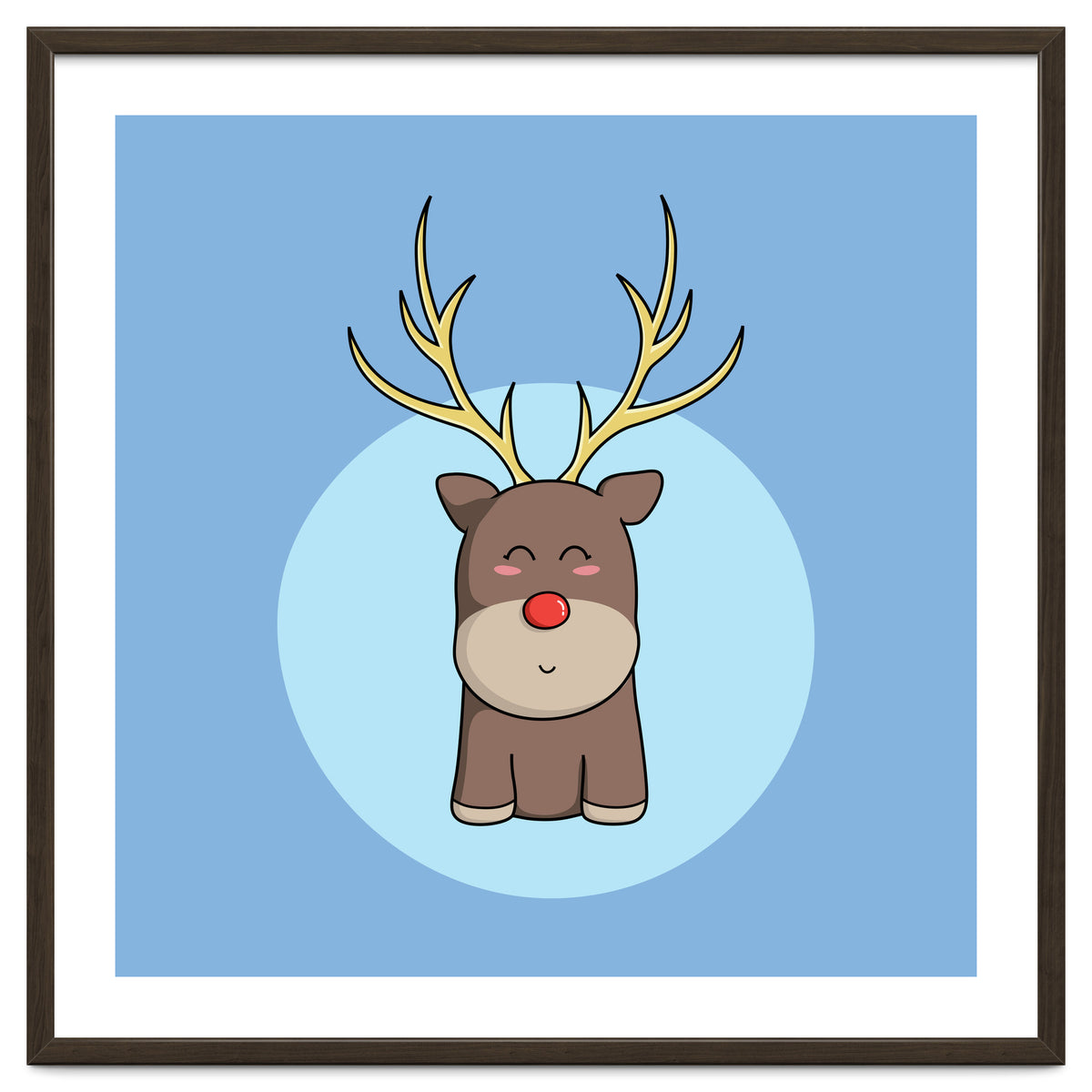 Kawaii Cute Christmas Reindeer