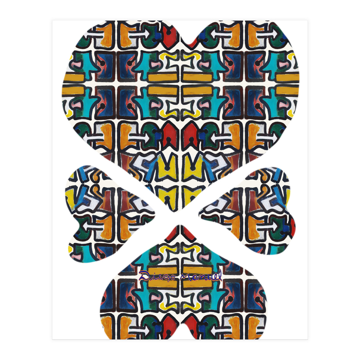 4 Corazones 8  (Print Only)