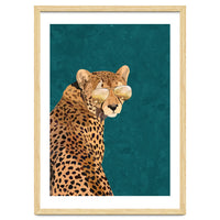 Cool Cat Cheetah Gold and Green