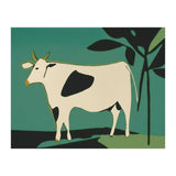 Cow in Green Landscape (Print Only) thumbnail