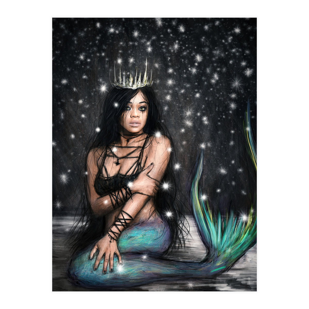 Shore At Midnight (Print Only)