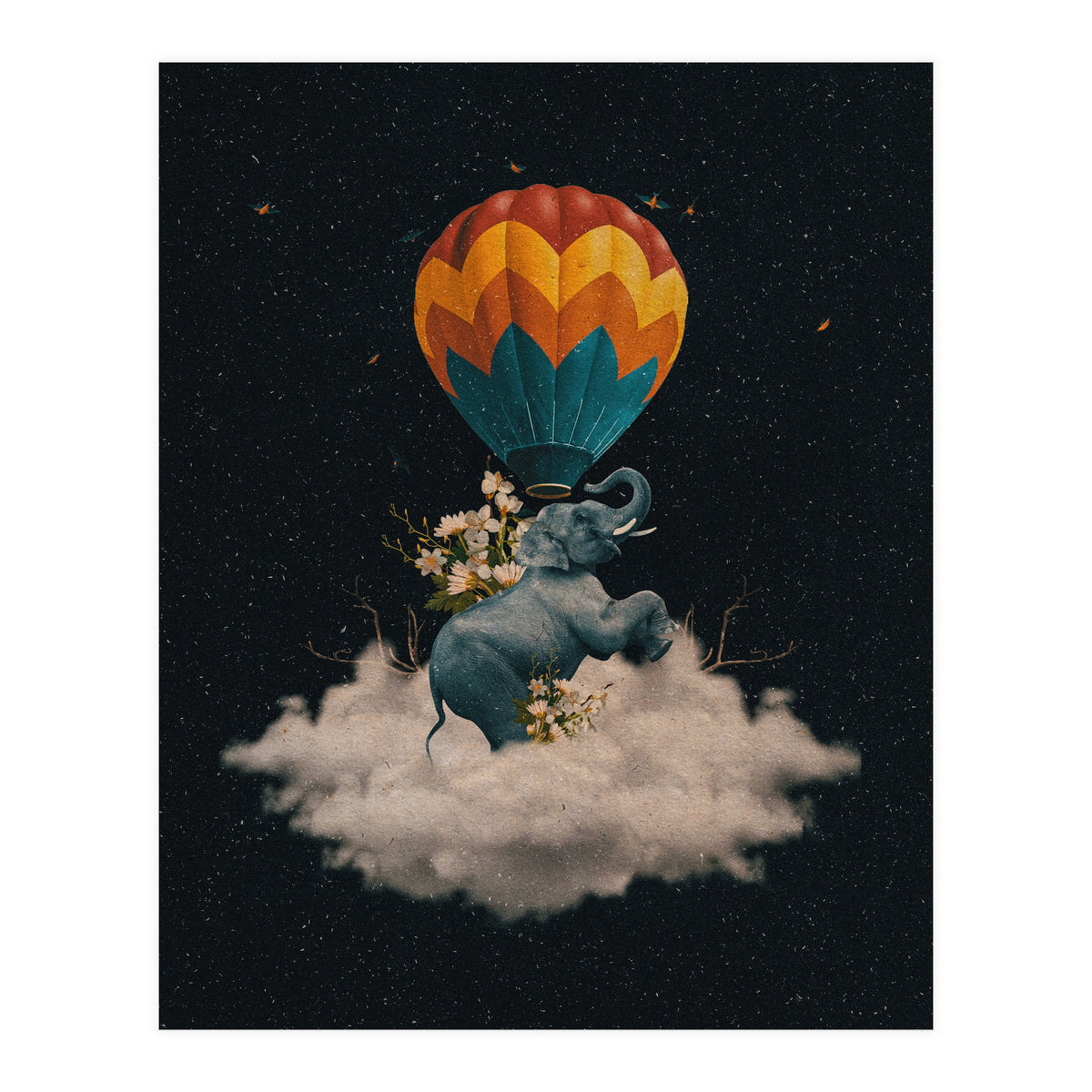 Between clouds (Dark Version) (Print Only)