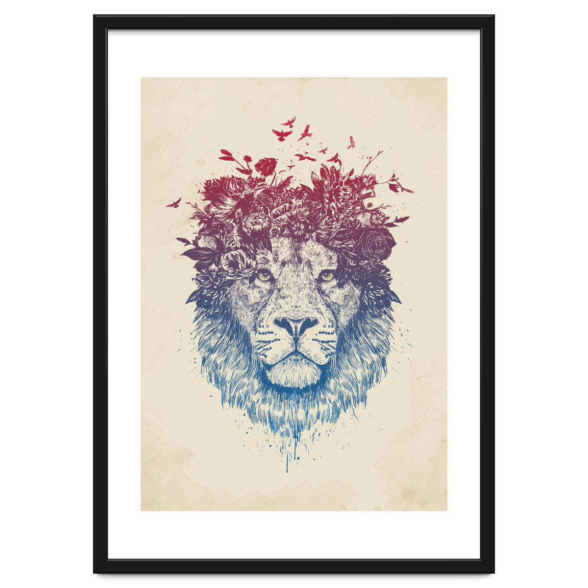Floral Lion III