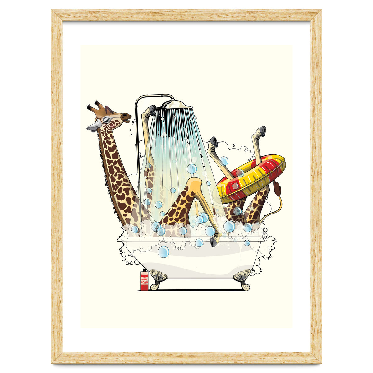 Giraffe in the Bath, Funny Bathroom Humour