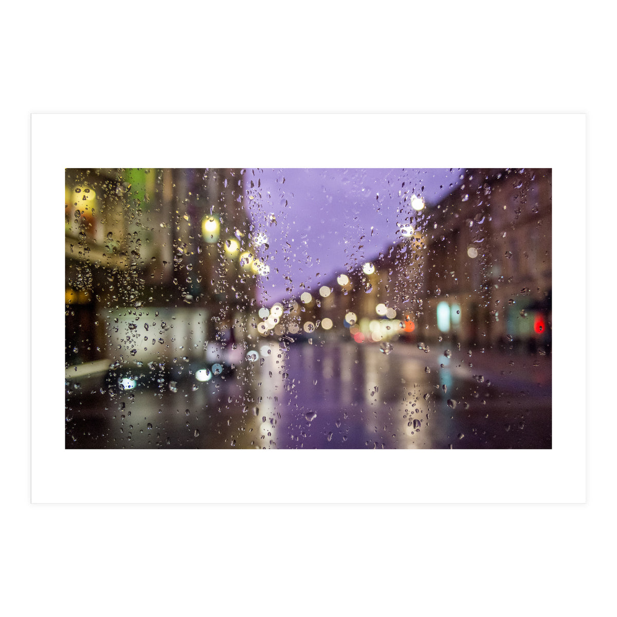 Gray st Newcastle rain (Print Only)