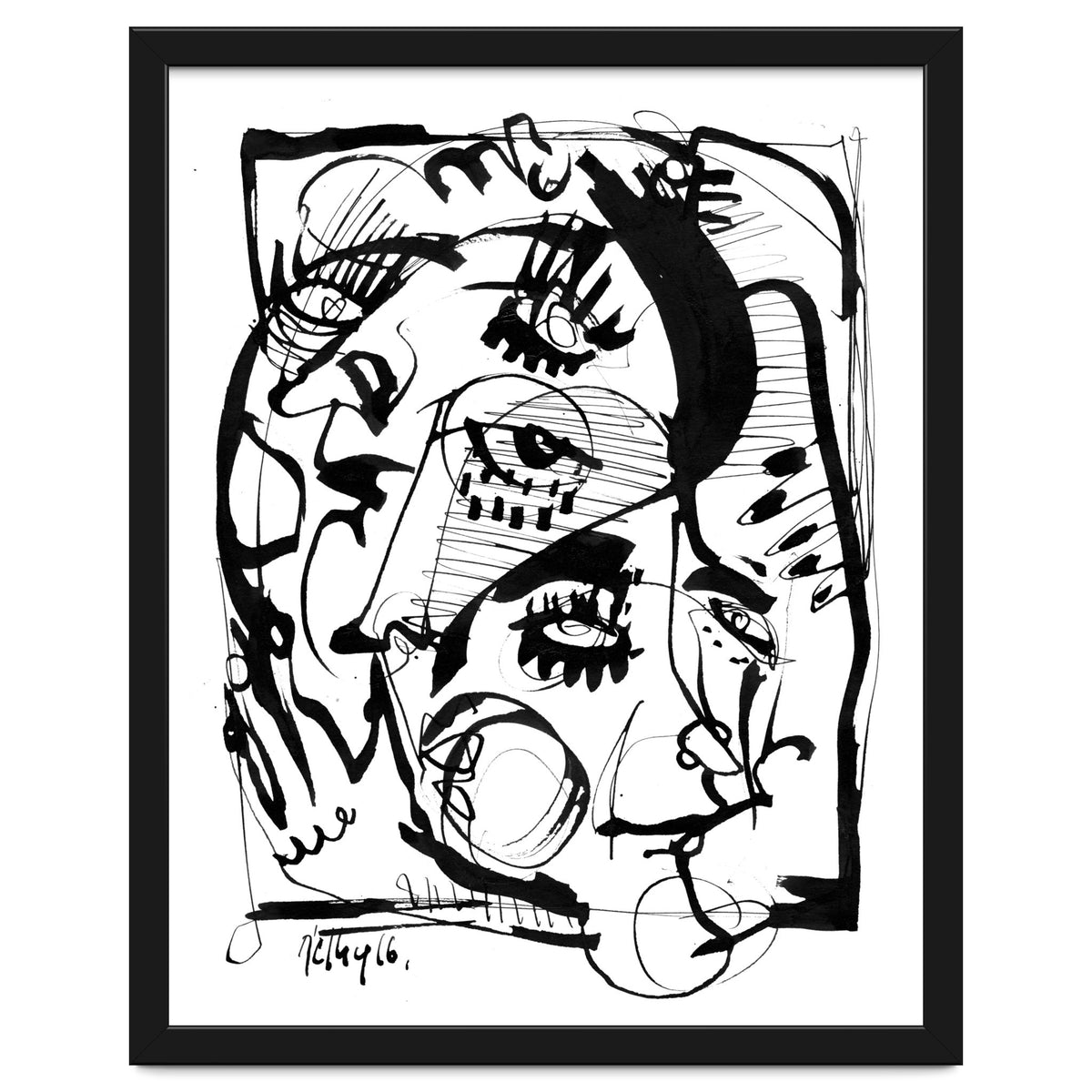 The Pretty People - b&w