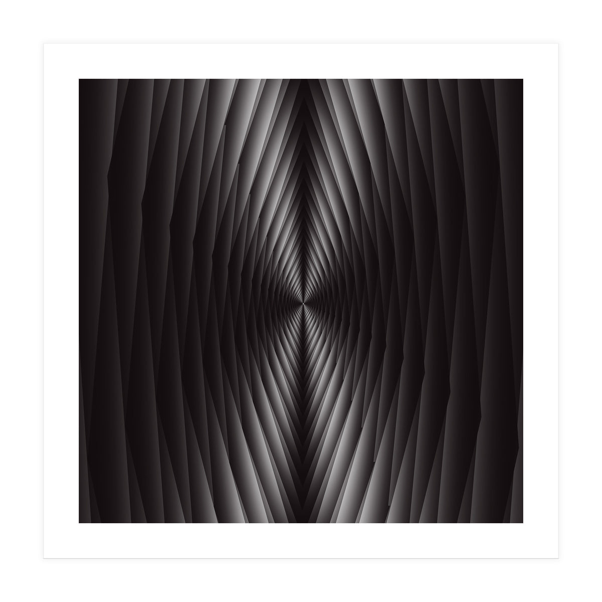 Monochrome Spiral Background  (Print Only)