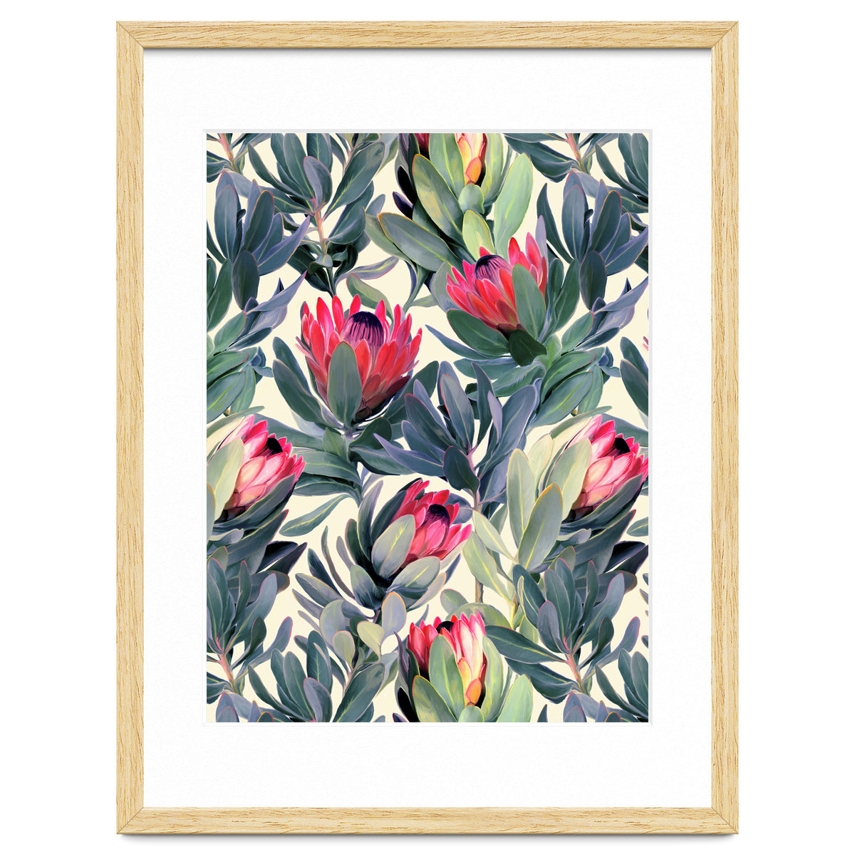 Painted Protea Pattern