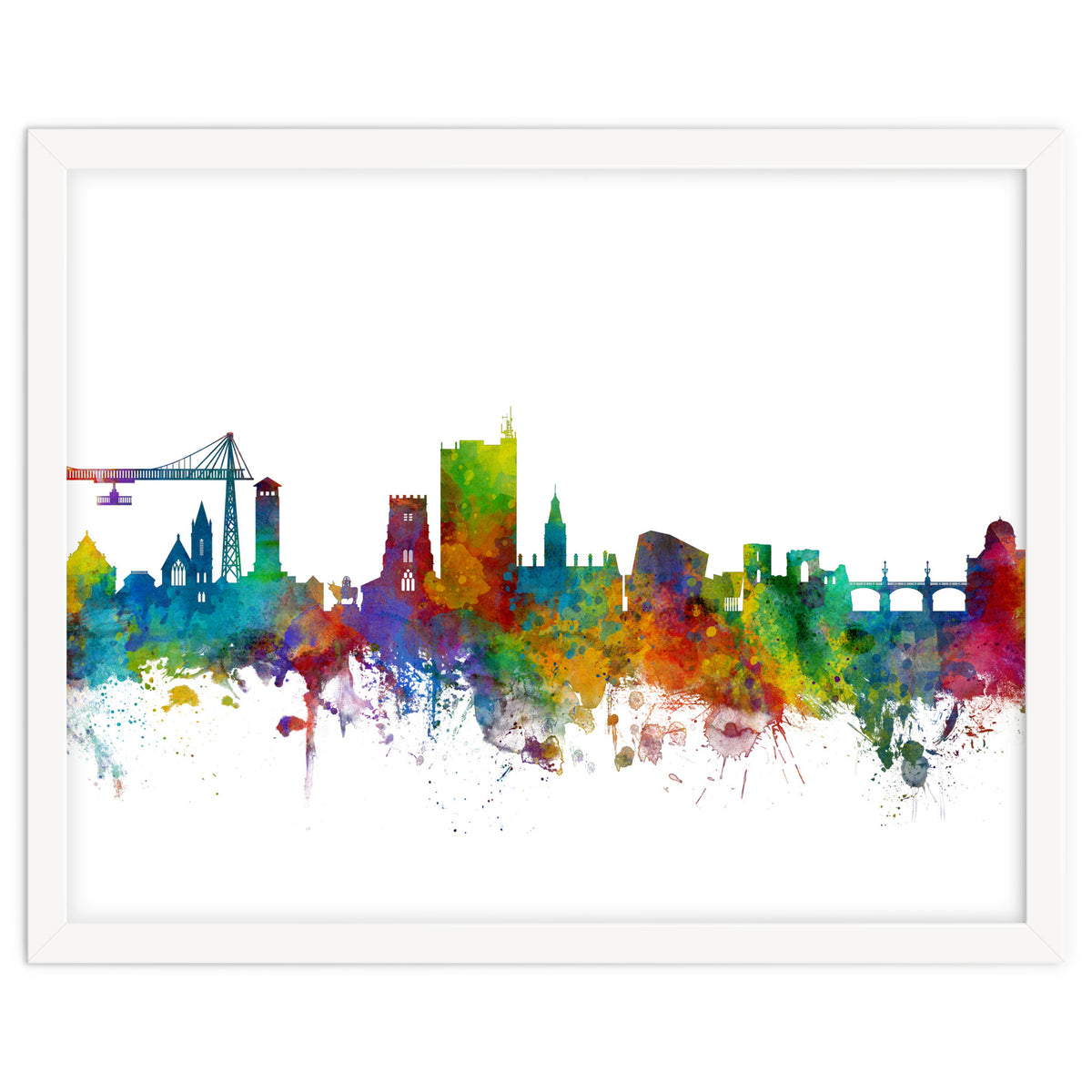 Newport Wales Skyline