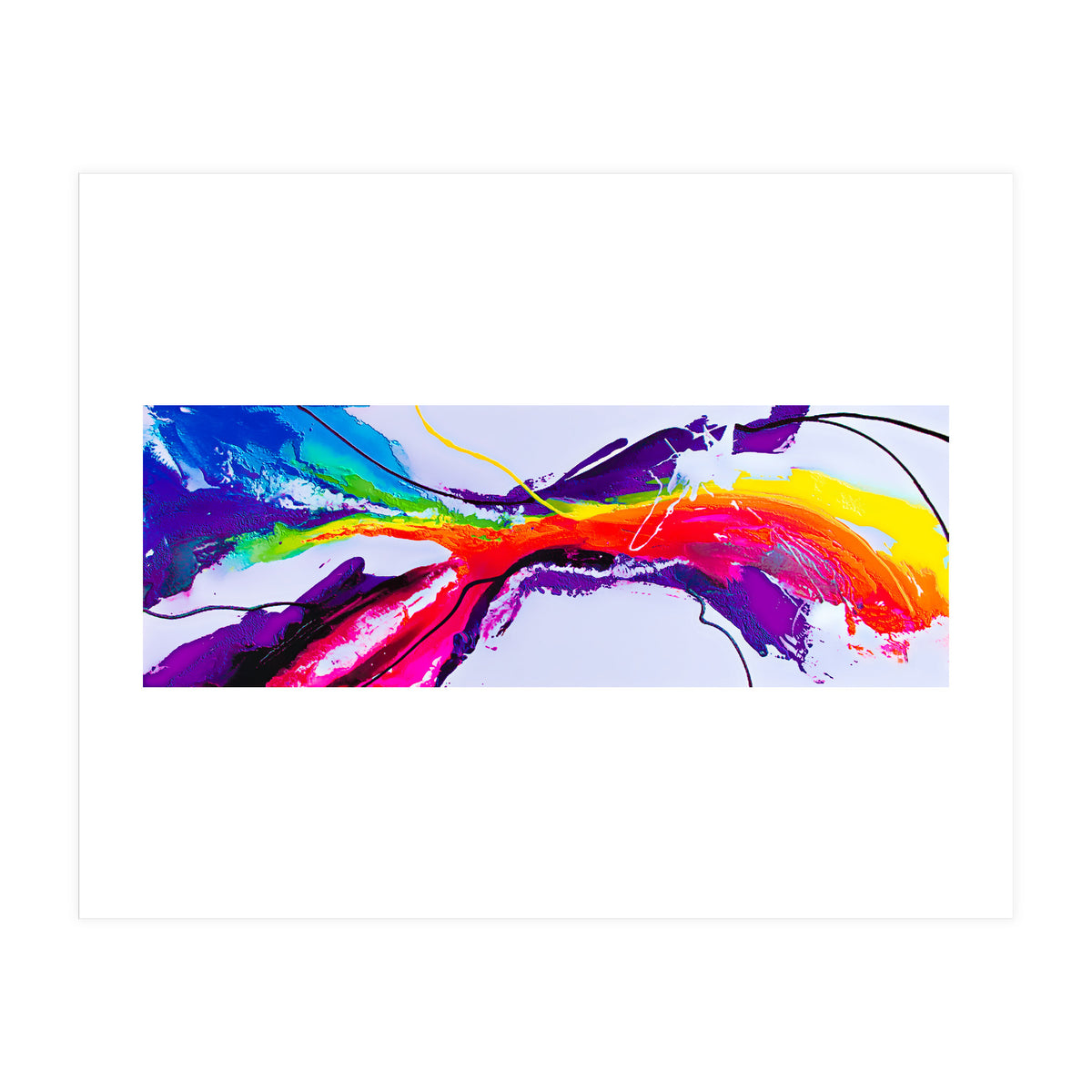 Abstract Art Britto - Qb298 (Print Only)