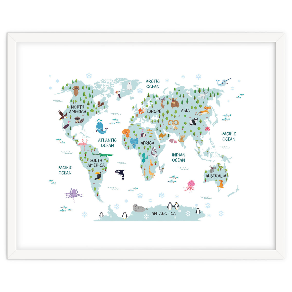 Animal World Map