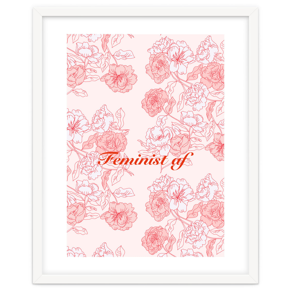 Flowers Feminist Millenialprint