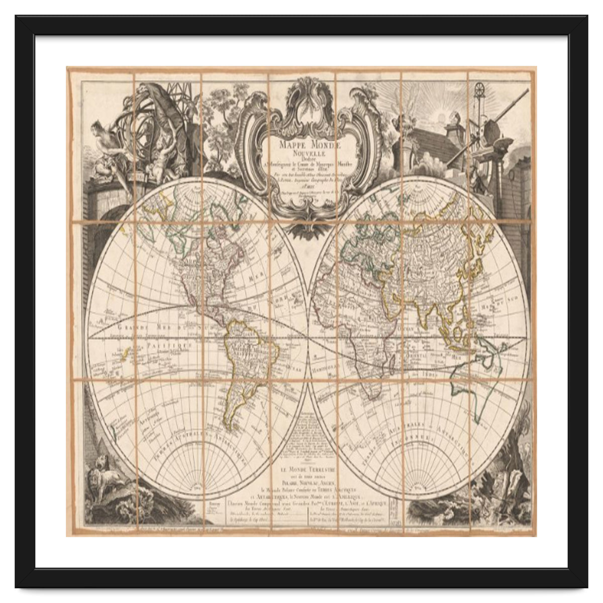 Old world map revisited