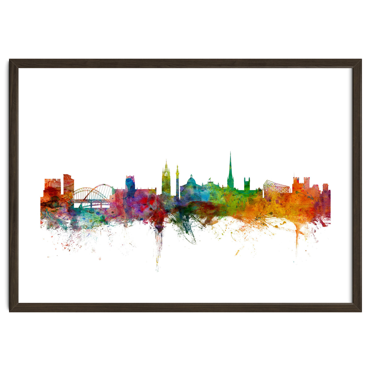 Newcastle England Skyline