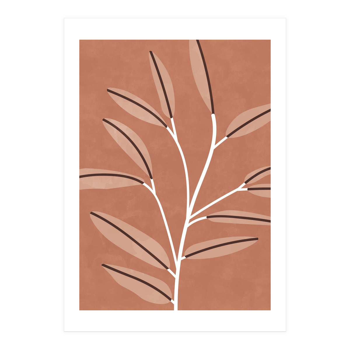 Mid Century Modern Plant (Print Only)