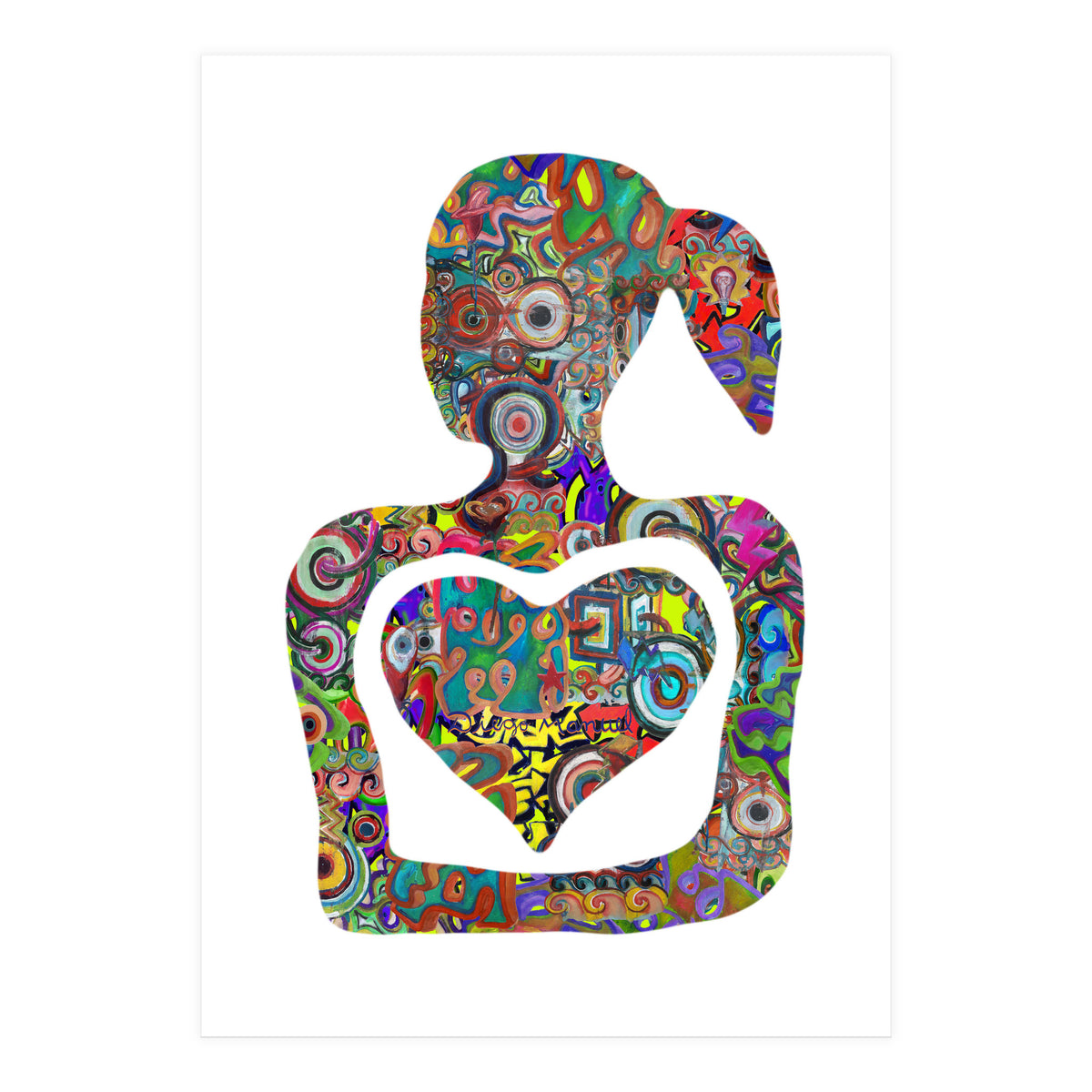 Mujer Digital 3 12  (Print Only)