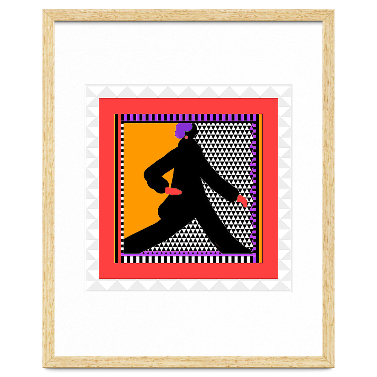 WOMAN WEARING BLACK TAKING A STROLL